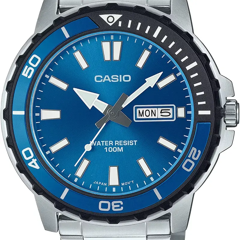 Casio Analogue Blue Dial Men's Watch | MTD-125D-2A1V